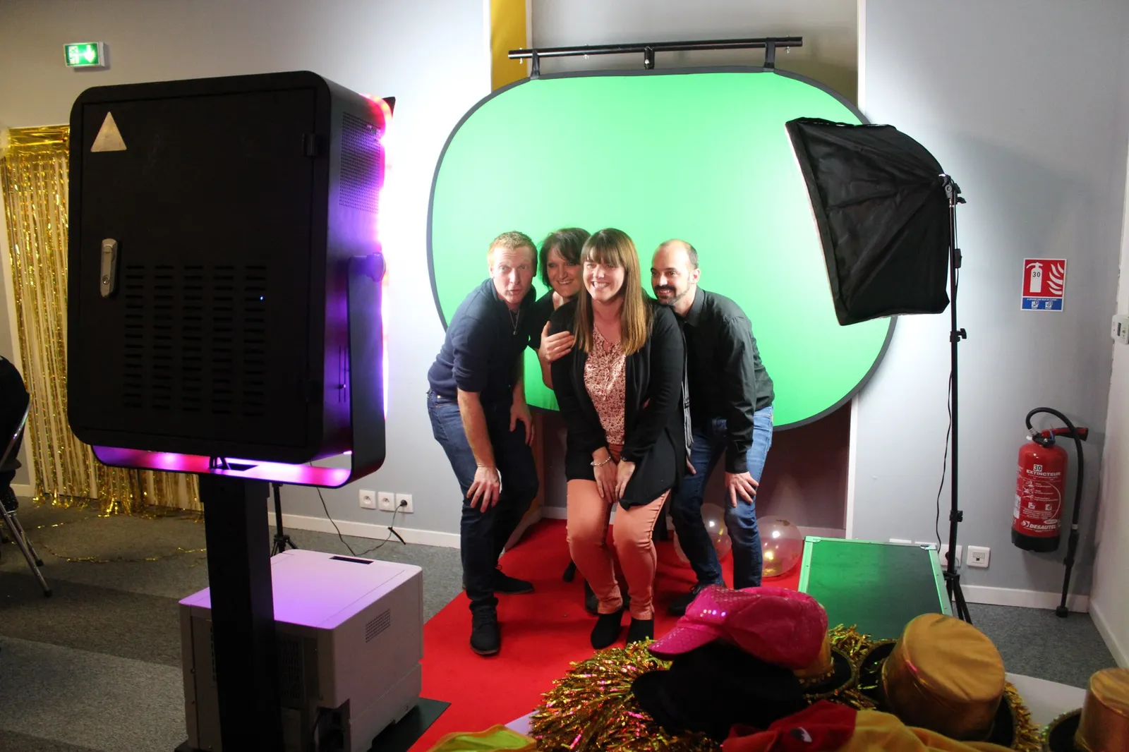 Borne Photo + Studio Fond Vert 📸